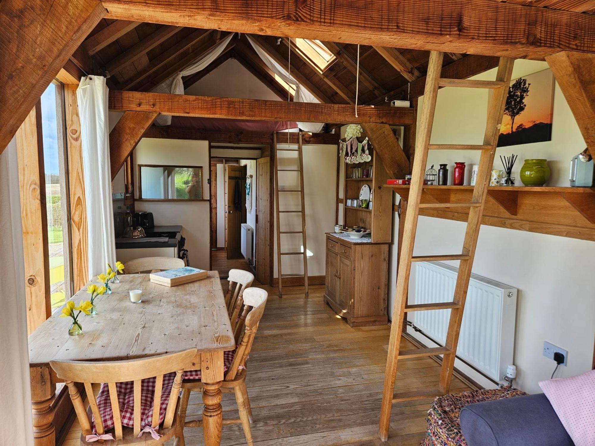 Log Cabin At The Old Summer Dairy Glastonbury Somerton  Esterno foto