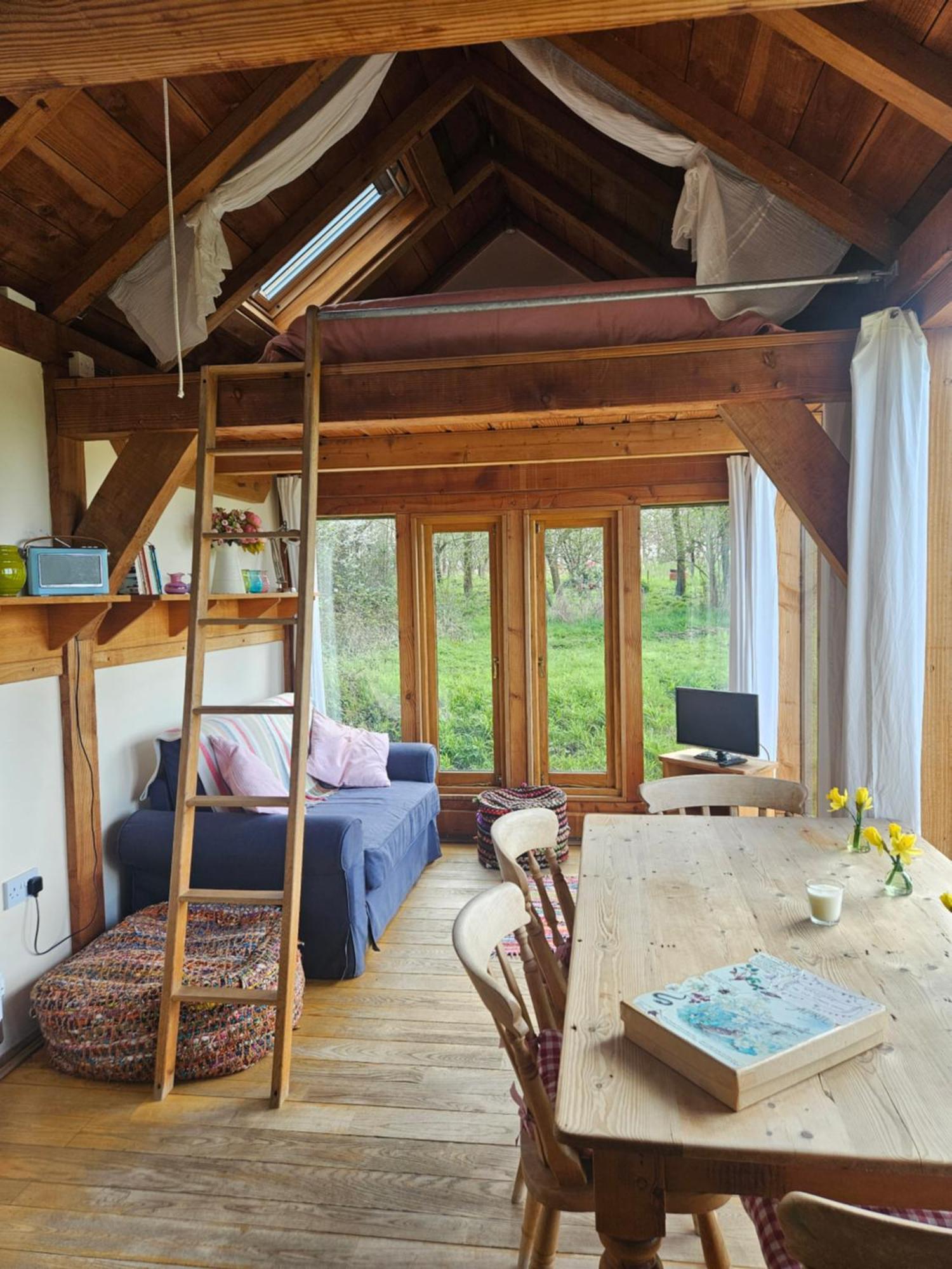 Log Cabin At The Old Summer Dairy Glastonbury Somerton  Esterno foto