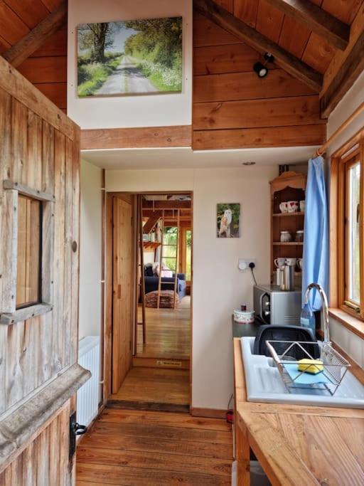 Log Cabin At The Old Summer Dairy Glastonbury Somerton  Esterno foto