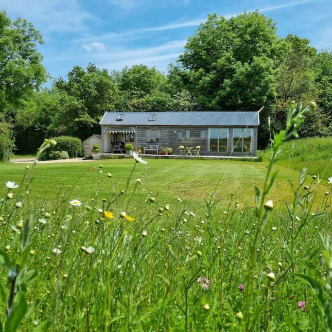 Log Cabin At The Old Summer Dairy Glastonbury Somerton  Esterno foto