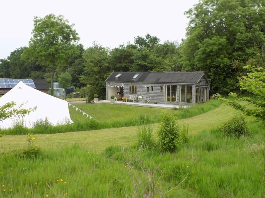 Log Cabin At The Old Summer Dairy Glastonbury Somerton  Esterno foto