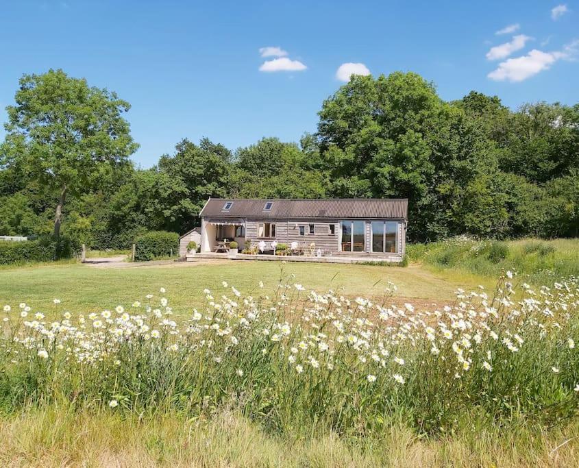 Log Cabin At The Old Summer Dairy Glastonbury Somerton  Esterno foto
